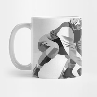 Vintage Sports Football Players, Quarterback Mug